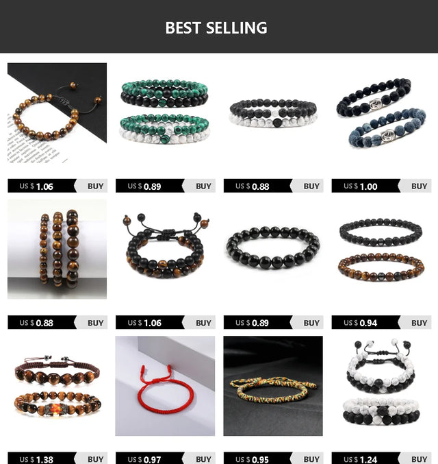 TouchUp And More Natural Volcanic Stone Bracelet