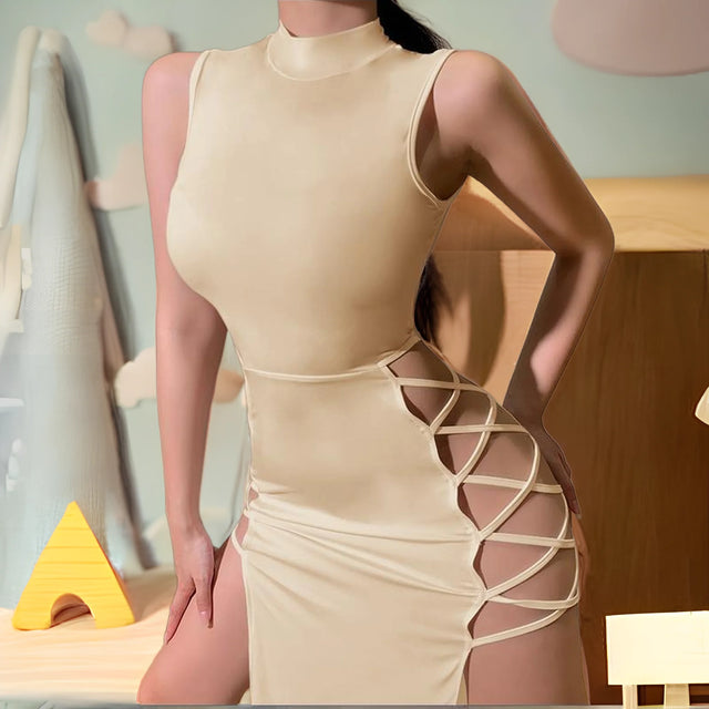 TouchUp And More Criss Cross Cut Out Dress
