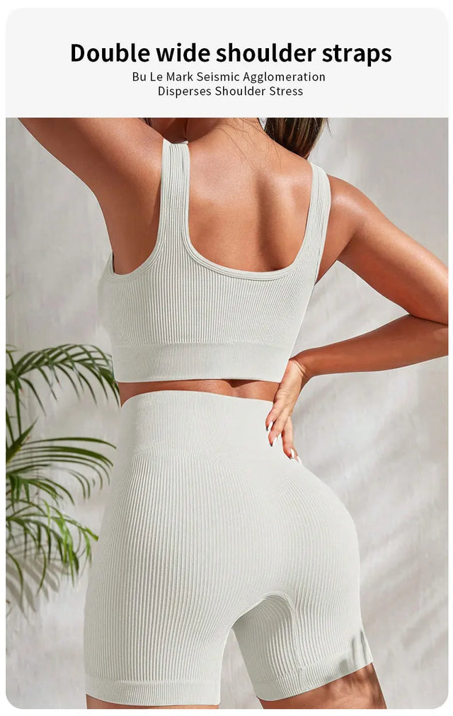 TouchUp And More Seamless Ribbed Yoga Set