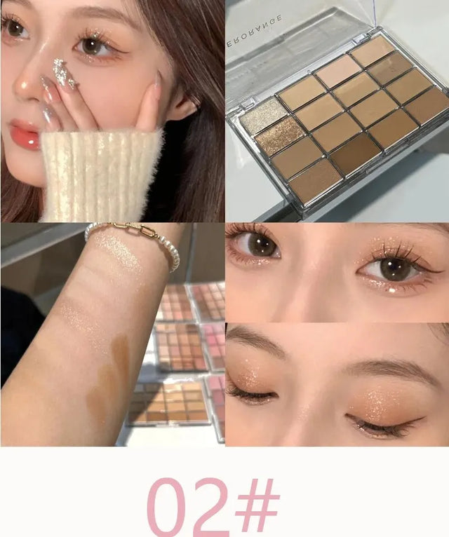 TouchUp And More 16-Color Eye Shadow Palette