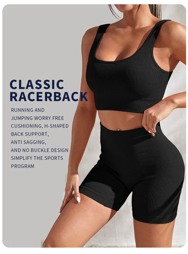 TouchUp And More Seamless Ribbed Yoga Set
