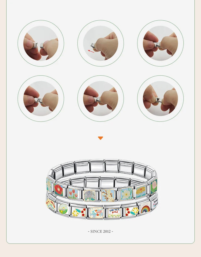 TouchUp And More Italian Elastic Charm Bracelet
