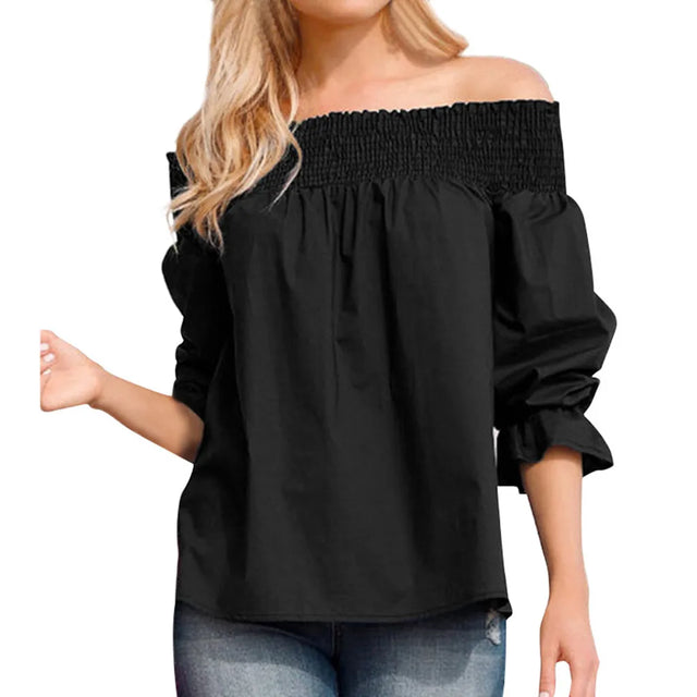 TouchUp And More: Women's Off-Shoulder Puff Sleeve Blouse