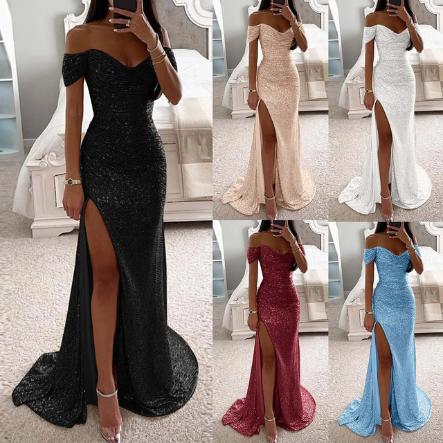 TouchUp And More Women's Off-Shoulder Prom Dress