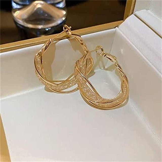 TouchUp And More Hollow Acrylic Hoop Earrings