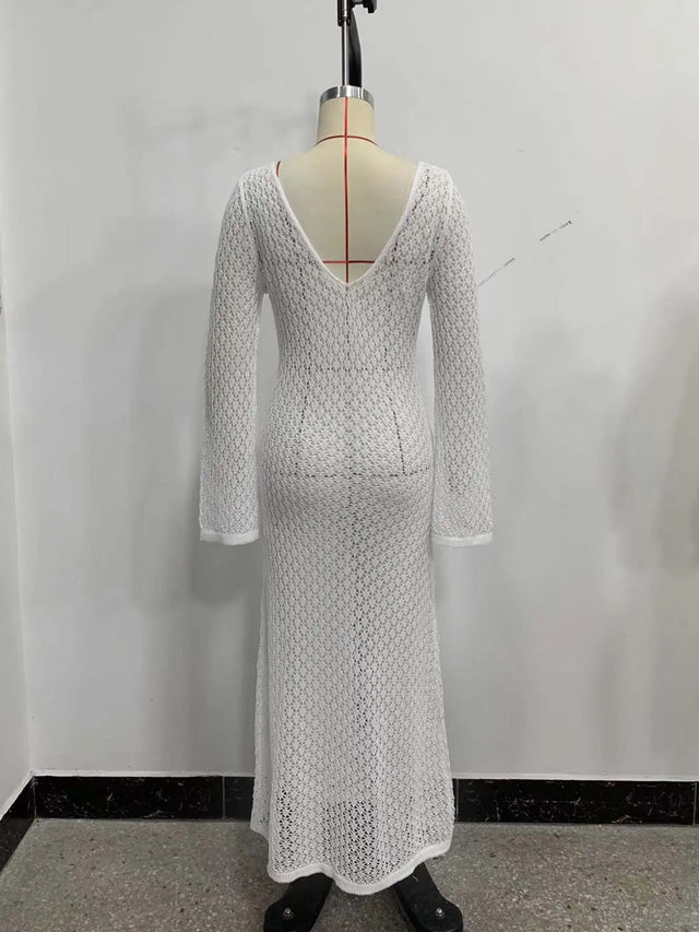TouchUp And More Long Knit Sleeve Dress