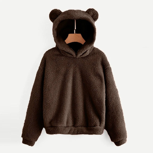 TouchUp And More Fleece Bear Ear Hoodie