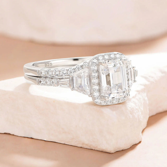 TouchUp And More Bridal Ring Set - Cubic Zircon