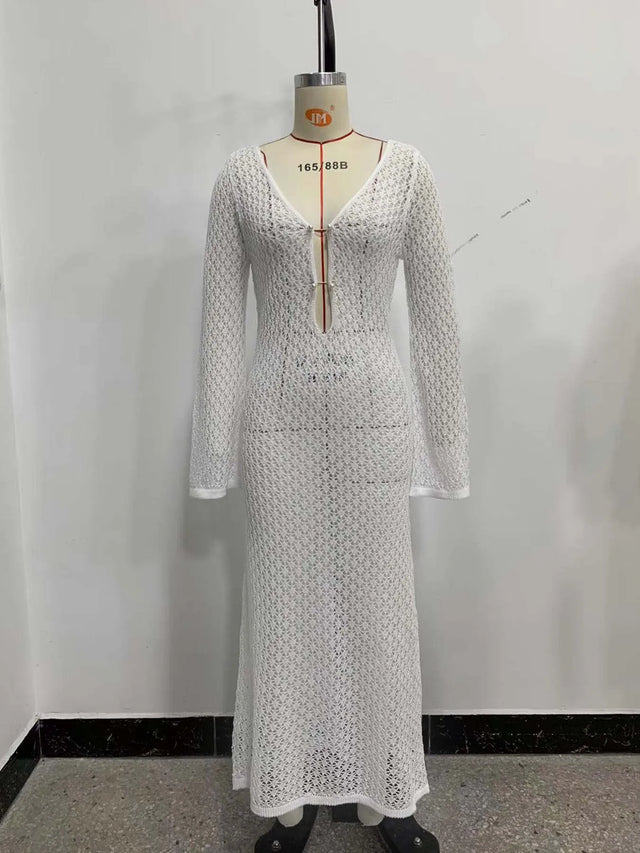 TouchUp And More Long Knit Sleeve Dress