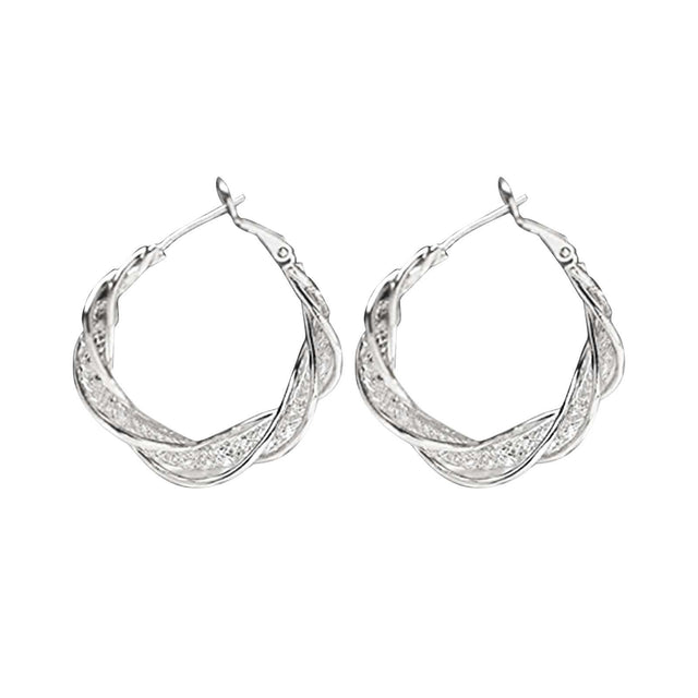 TouchUp And More Hollow Acrylic Hoop Earrings