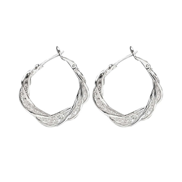 TouchUp And More Hollow Acrylic Hoop Earrings