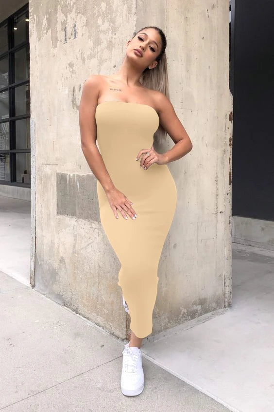 TouchUp And More High Stretch Strapless Summer Dress