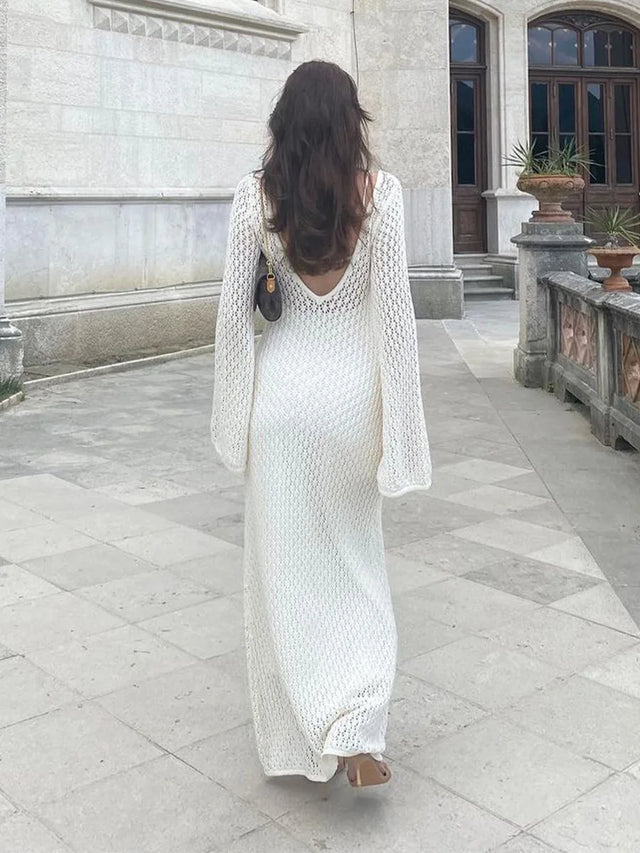 TouchUp And More Long Knit Sleeve Dress