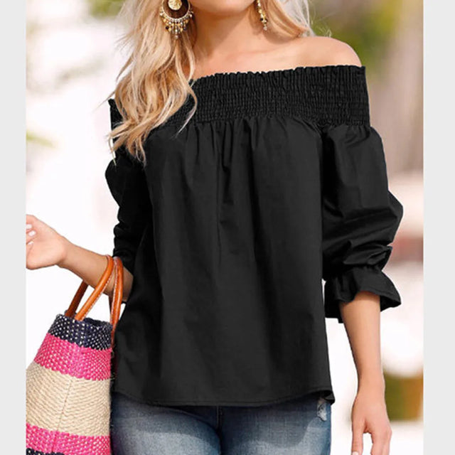 TouchUp And More: Women's Off-Shoulder Puff Sleeve Blouse