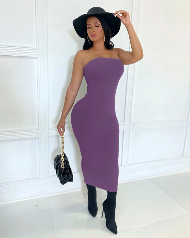TouchUp And More High Stretch Strapless Summer Dress