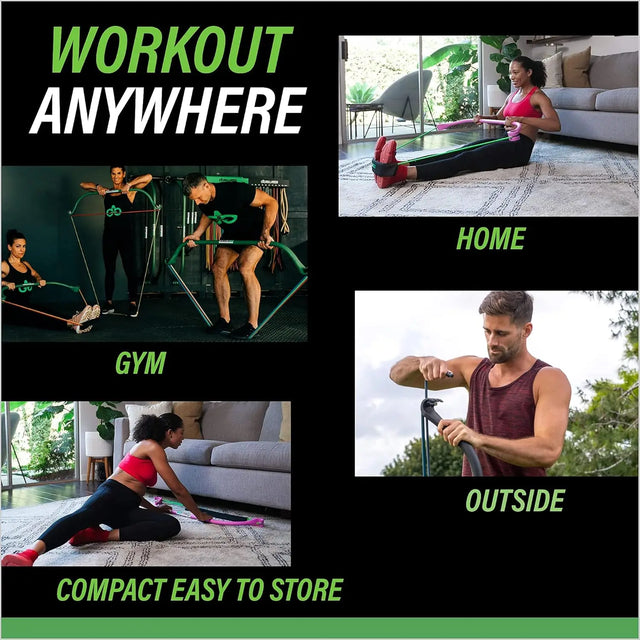 TouchUp And More Portable Home Gym Resistance Bands System