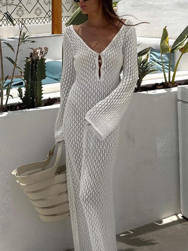 TouchUp And More Long Knit Sleeve Dress