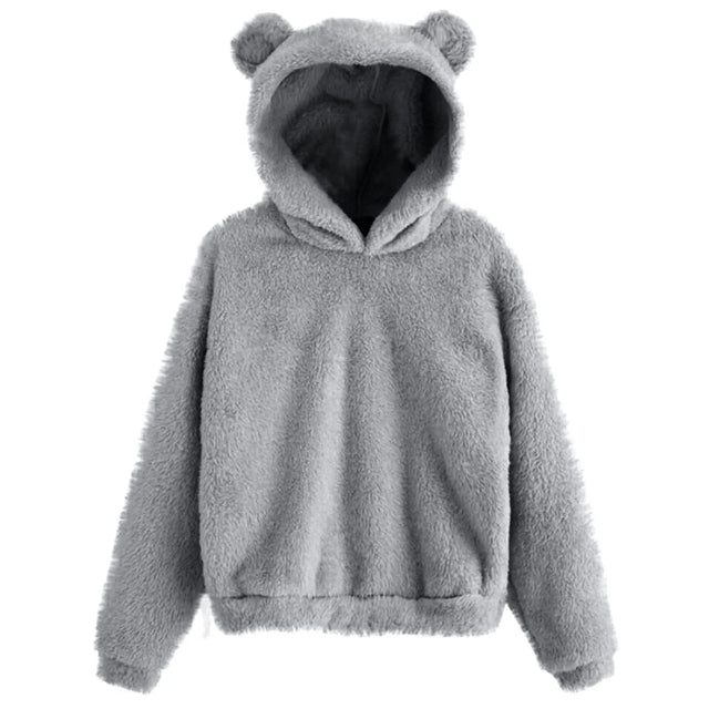 TouchUp And More Fleece Bear Ear Hoodie