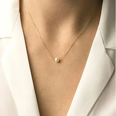 TouchUp And More Minimalist Round Stick Necklace