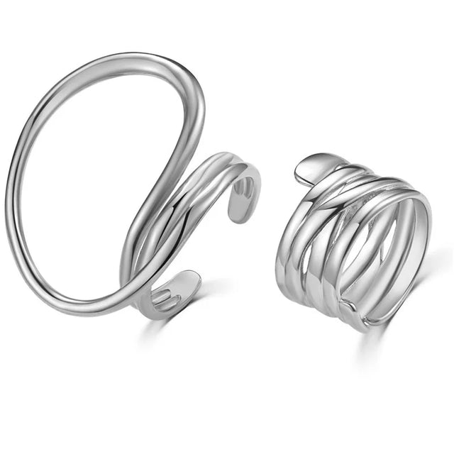 TouchUp And More Geometric Party Ring Set
