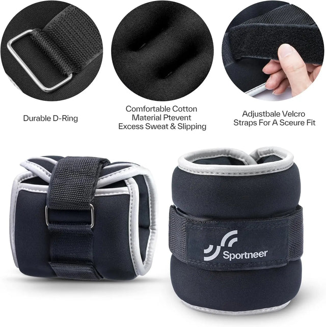 TouchUp And More Adjustable Ankle Weights