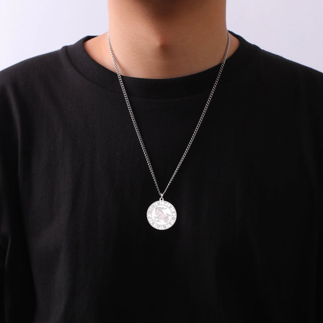 TouchUp And  Compass Pendant
