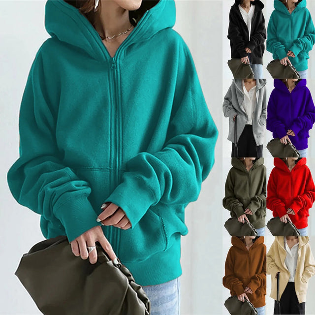TouchUp And More Oversized Zip Hoodie