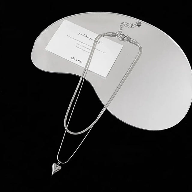 TouchUp And More Double Layer Pendant Necklace