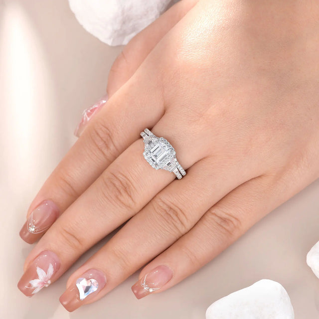 TouchUp And More Bridal Ring Set - Cubic Zircon