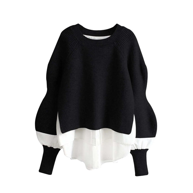 TouchUp And More - Cozy Knit Lantern Sweater