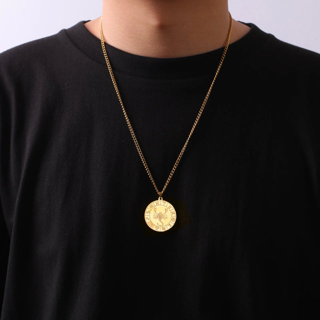 TouchUp And  Compass Pendant