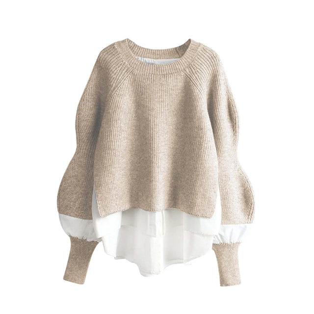 TouchUp And More - Cozy Knit Lantern Sweater