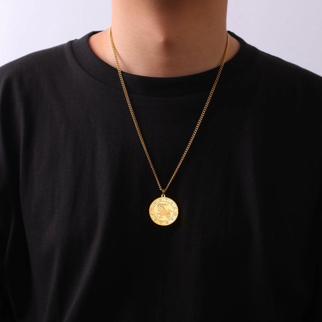 TouchUp And  Compass Pendant
