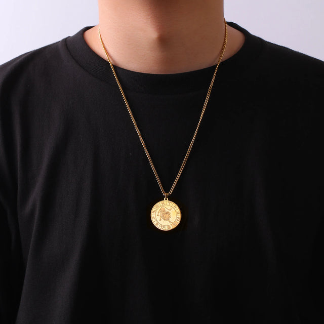 TouchUp And  Compass Pendant