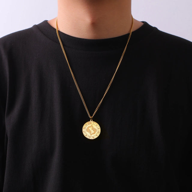 TouchUp And  Compass Pendant