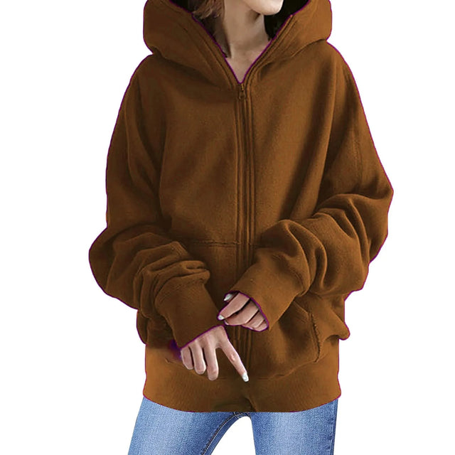 TouchUp And More Oversized Zip Hoodie