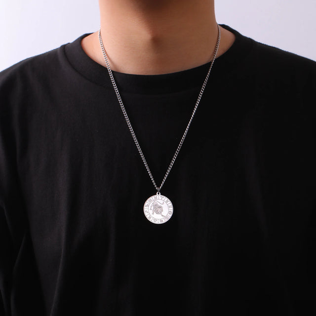 TouchUp And  Compass Pendant