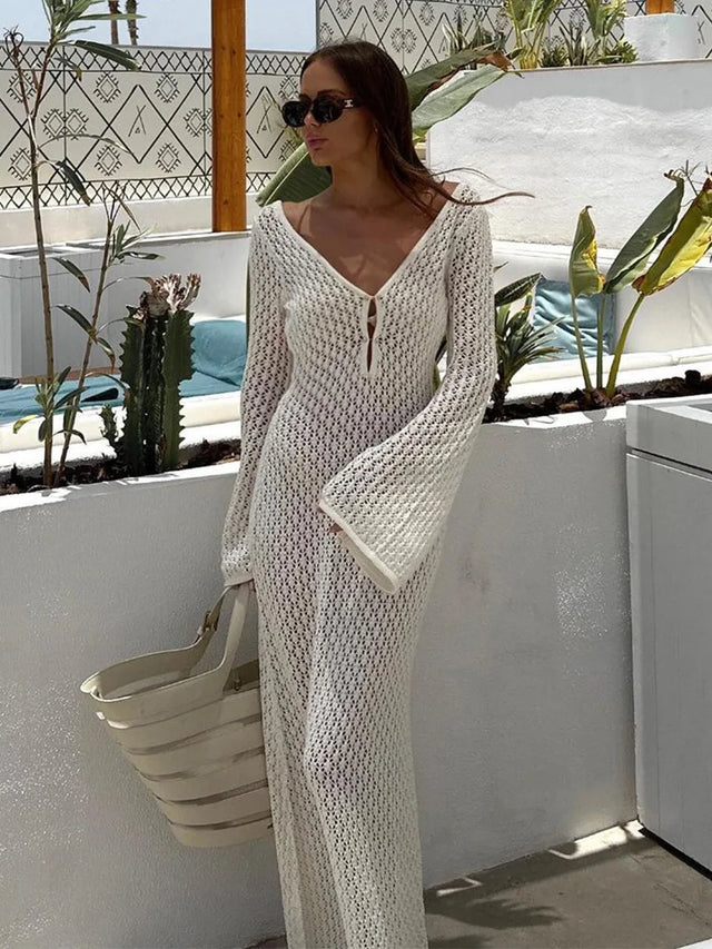 TouchUp And More Long Knit Sleeve Dress