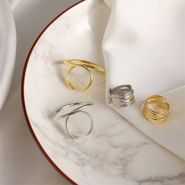 TouchUp And More Geometric Party Ring Set