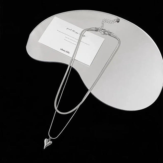 TouchUp And More Double Layer Pendant Necklace