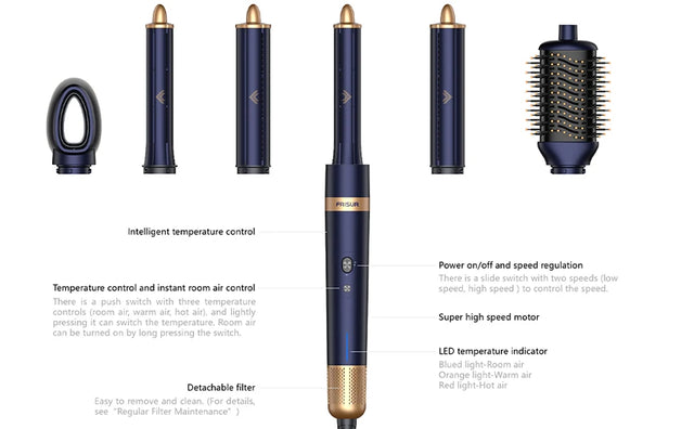 TouchUp And More: 6-in-1 Multi-Styler Hair Dryer