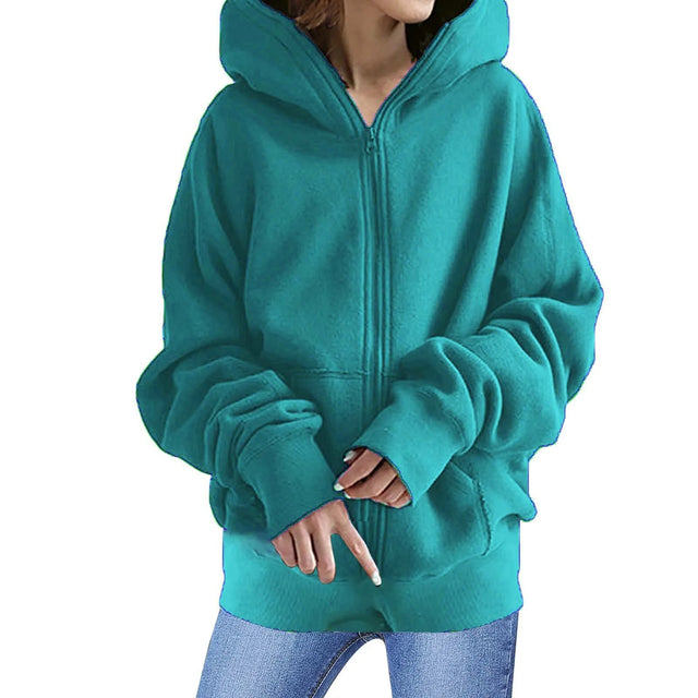 TouchUp And More Oversized Zip Hoodie