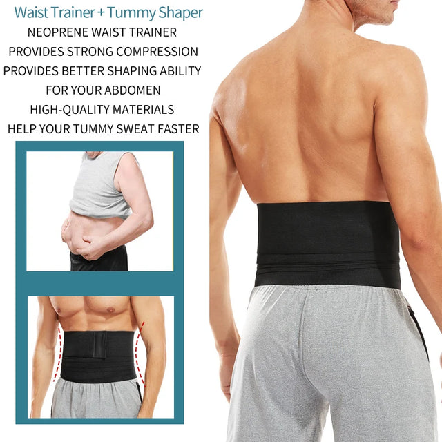 TchUp And Moreou Shaper Male Abdomen Reducer Fitness Trimmer Belt