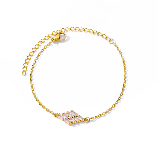 TouchUp And More Gold Pearl Double Chain Bracelet