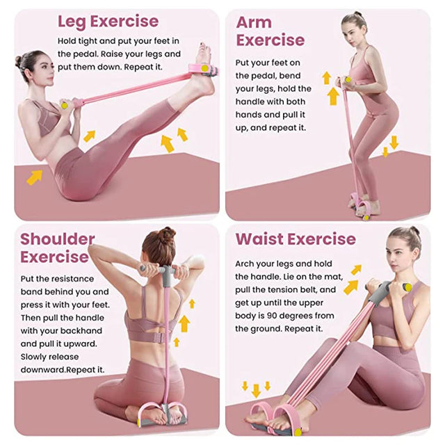 TouchUp And More 4-Tube Resistance Bands