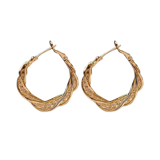 TouchUp And More Hollow Acrylic Hoop Earrings