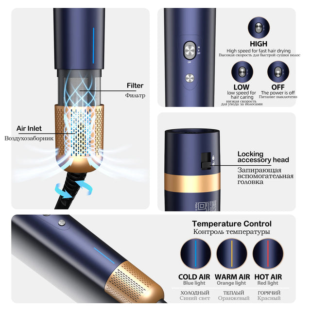 TouchUp And More: 6-in-1 Multi-Styler Hair Dryer