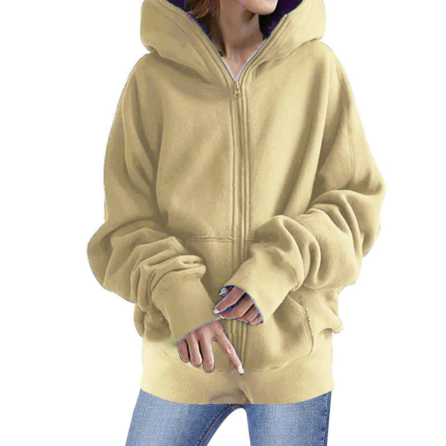 TouchUp And More Oversized Zip Hoodie
