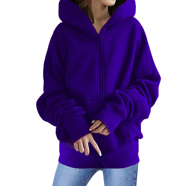 TouchUp And More Oversized Zip Hoodie