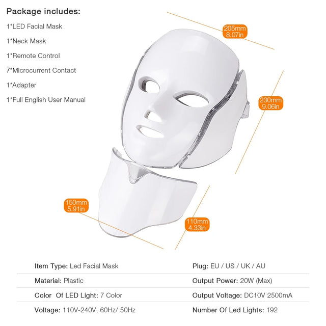 TouchUp And More: LED Skin Care Beauty Mask